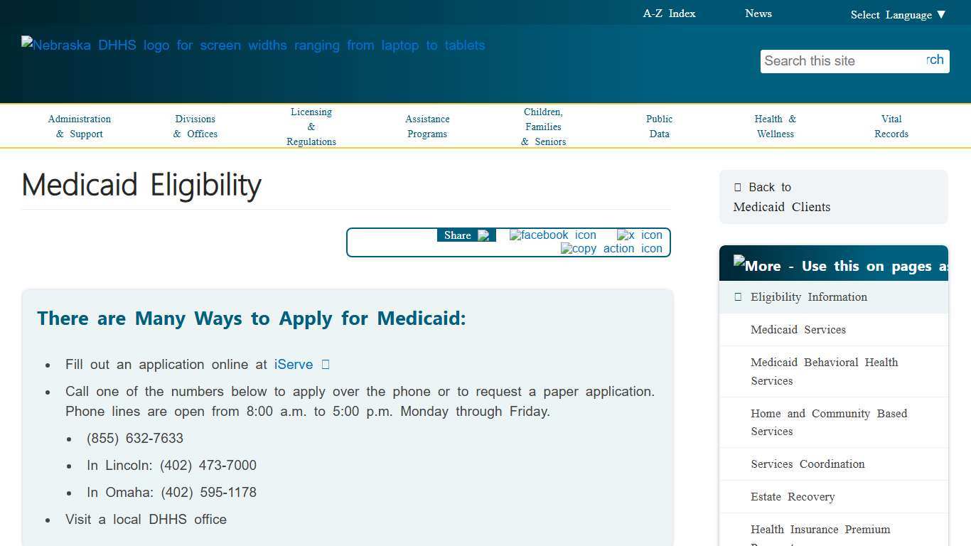 Medicaid Eligibility