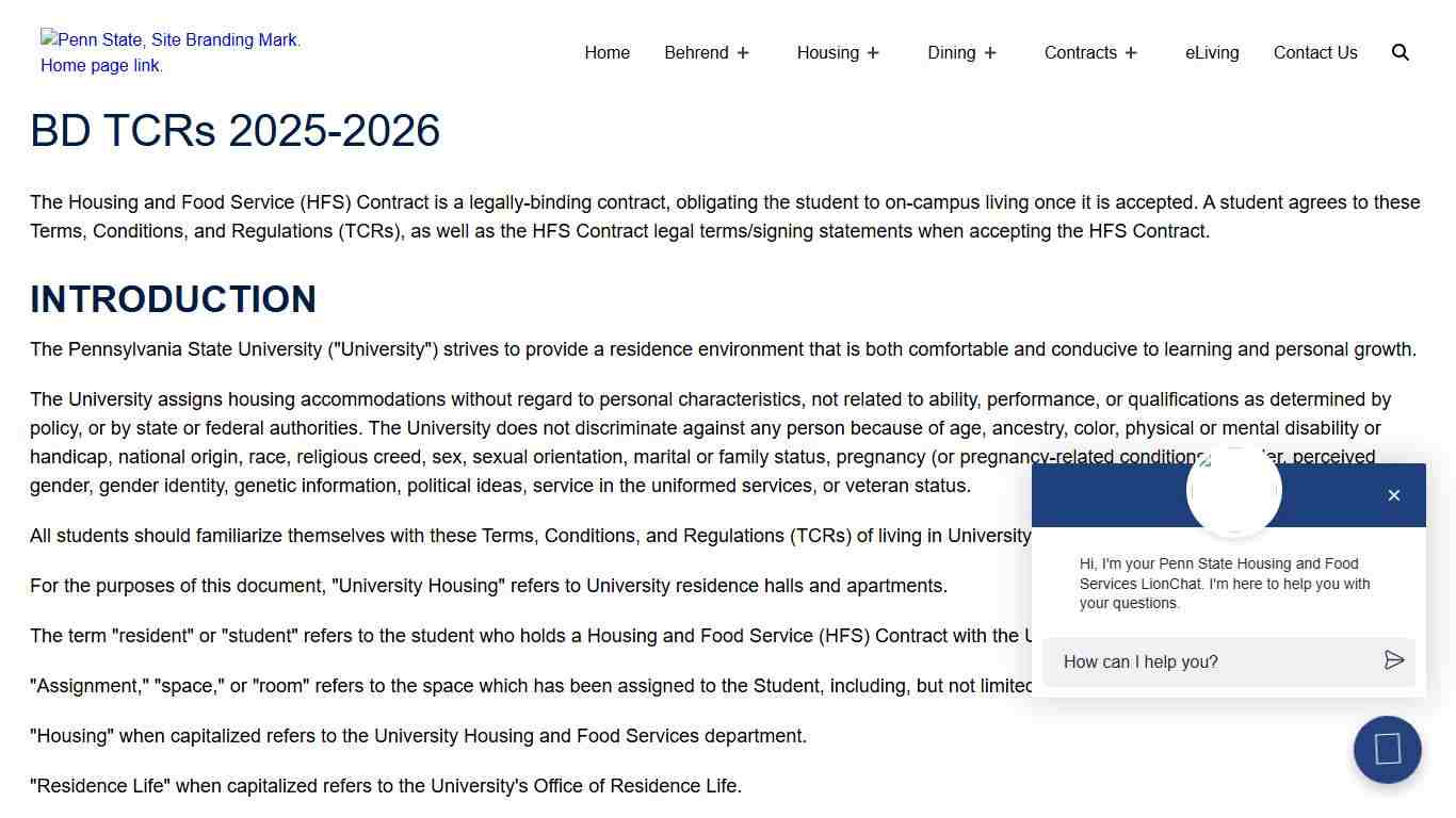 BD TCRs 2025-2026 LiveOn